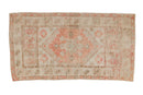 2.5x5 Vintage Distressed Oushak Rug Runner