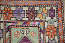 2.5x5 Vintage Distressed Oushak Rug Runner