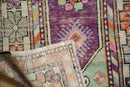 2.5x5 Vintage Distressed Oushak Rug Runner