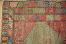 2.5x3 Vintage Distressed Oushak Square Rug