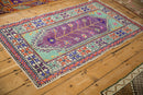 2.5x5 Vintage Distressed Oushak Rug Runner