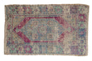 2.5x4.5 Vintage Distressed Oushak Rug