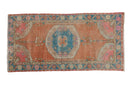 2.5x5 Vintage Distressed Oushak Rug Runner