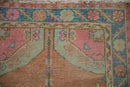 2.5x5 Vintage Distressed Oushak Rug Runner
