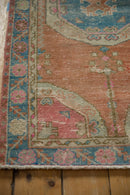 2.5x5 Vintage Distressed Oushak Rug Runner