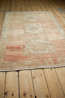 4x5.5 Vintage Distressed Oushak Rug
