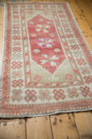 2.5x5 Vintage Distressed Oushak Rug Runner