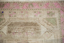 2.5x5.5 Vintage Distressed Kurd Rug Runner