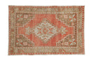 3x4.5 Vintage Distressed Oushak Rug