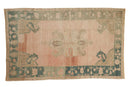 4x6.5 Vintage Distressed Oushak Rug