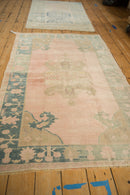 4x6.5 Vintage Distressed Oushak Rug