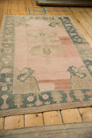 4x6.5 Vintage Distressed Oushak Rug