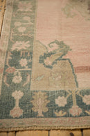 4x6.5 Vintage Distressed Oushak Rug