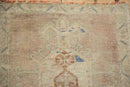 1.5x3 Vintage Distressed Oushak Rug Mat