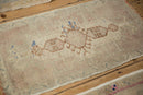 1.5x3 Vintage Distressed Oushak Rug Mat