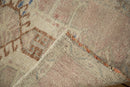 1.5x3 Vintage Distressed Oushak Rug Mat