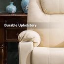Power Lift Recliner Chair With Massage And Heat Cream White