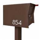 Retrobox Locking Package Dropbox in TEXTURED COCONUT - Modern Mailbox