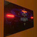 Car wall art lighted, Car led wall decor, Car led sign - UvCar28