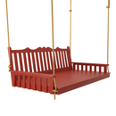Keystone Amish Co. 6 Foot York Porch Swing Bed, Tractor Red Paint