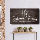 White Family Sign