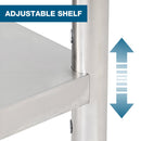 30''*24'' Commercial Work Table for Restaurant and Home Stainless Steel Kitchen Prep Table with Under Shelf