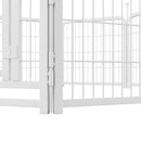 Dog Playpen 8 Panels 24' Height Heavy Duty Dog Fence Puppy Pen for Large Medium Small Dogs Indoor Outdoor Foldable Pet Exercise Pen