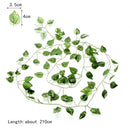 12pcs ivy green garland string – living room artificial plants