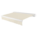 [12X10FT] Awntech Key West Premium Electric Outdoor Motorized Retractable Awning [FCL12/FCR12-SBY] (SAK78214)