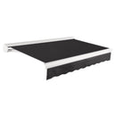 [12X10FT] Awntech Key West Premium Manual Outdoor Retractable Awning [FCM12-SBY] (SAK35497)