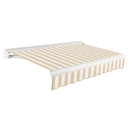 [12X10FT] Awntech Key West Premium Manual Outdoor Retractable Awning [FCM12-SBY] (SAK35497)