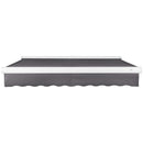 [12X10FT] Awntech Key West Premium Manual Outdoor Retractable Awning [FCM12-SBY] (SAK35497)