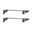 1' x 6' Wall Shelf (with Hooks)