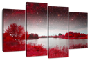 Red Mystical Spring Wall Art