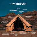 USED - 16' Regatta Bell Tent - Desert Red