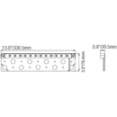 13" Waterproof LED Hardscape Paver Light Landscape for Outdoor