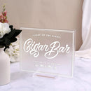 Light Up The Night Cigar Bar Wedding Table Sign