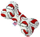 Pet and Dog Plush Heart or Bone Toy, "Santa Group" (Available in different sizes, and 8 different pattern options!)