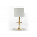 Adjustable Swivel Bar Stool With Nailhead Trim (Set of 2)