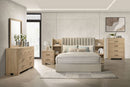 Arielle 5-piece Queen Bedroom Set Light Oak