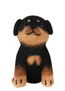 Norwegian Elkhound Needle Felting Kit. Wizardi DIY Wool Craft Kit F07N8-W547-N1