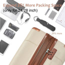 Hardshell Luggage Sets 3 Pcs Spinner Suitcase with TSA Lock Lightweight 20"24"28"
