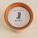 Dirt Garden Pot Candle + Plantable Seed Paper Dust Covers