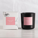 Apricot Rose Boxed Glass Tumbler Candle