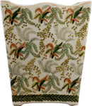 Lovecup Ceramic Fern Pattern Waste Basket L909