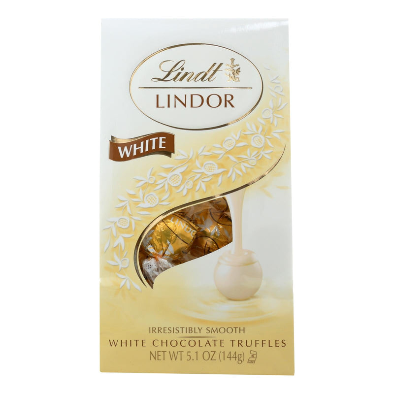 Lindt White Chocolate Truffles, 5.1 Oz Bag (Pack of 6)