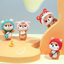 Puppy in Monster Costume Needle Felting Kit. Wizardi DIY Wool Craft Kit F07N8-W7