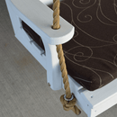 Keystone Amish Co. 4 Foot Milan Porch Swing, Black