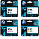 New, Pre-Owned - HP New, Pre-Owned - 920 Black, Cyan, Magenta & Yellow Ink Cartridges