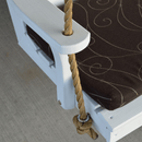 Keystone Amish Co. 5 Foot Milan Porch Swing, Cedar Stain